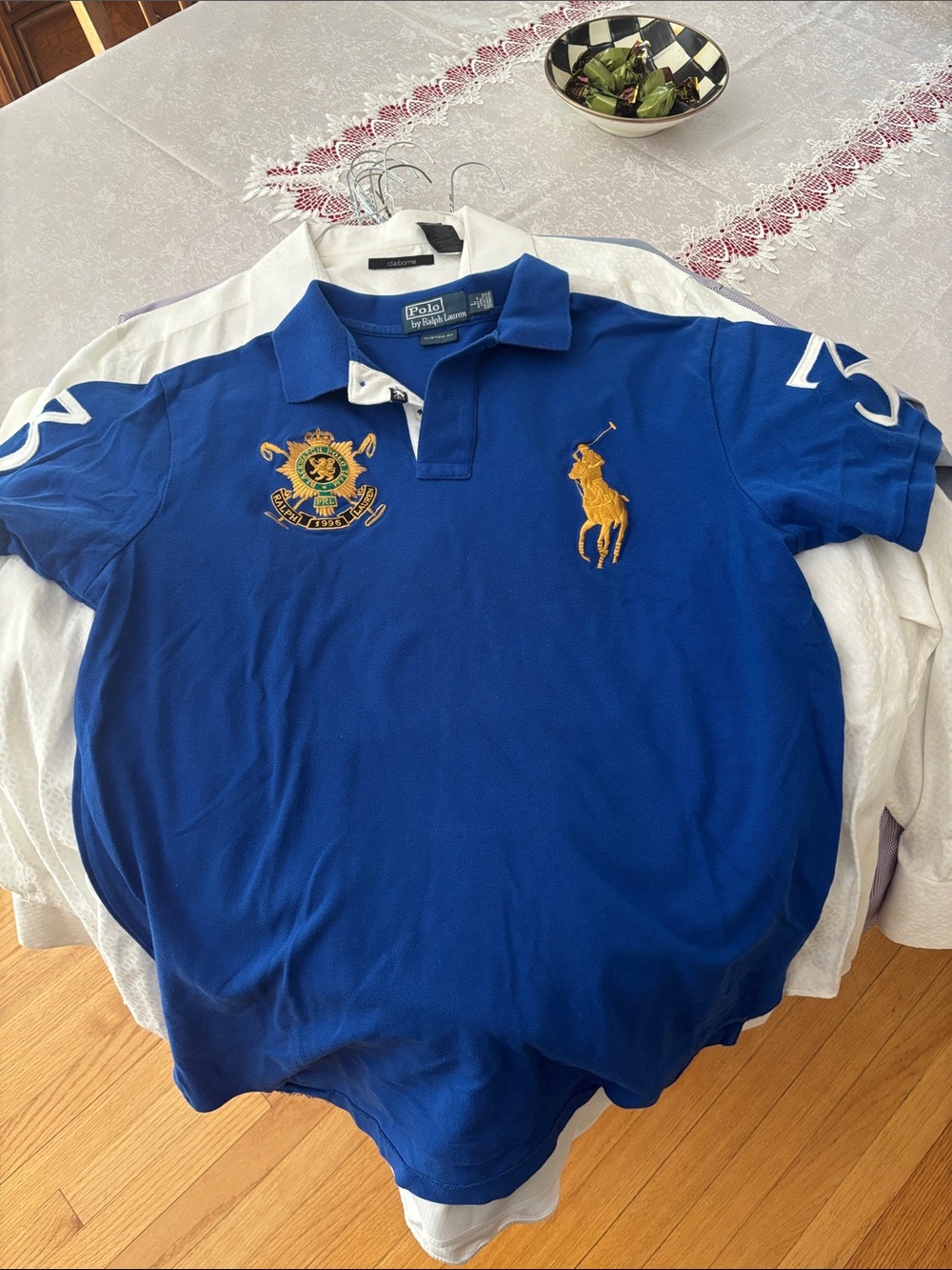 Polo by Ralph Lauren Royal Blue Polo with Gold Pony & Crest